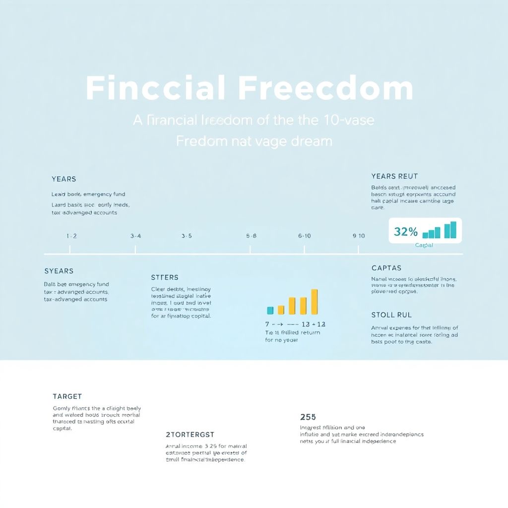 Финансовая свобода: реальные цифры и поэтапный план достижения по годам