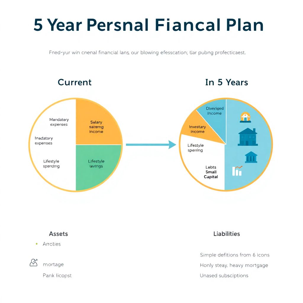 Личный финансовый план на 5 лет: пошаговый конструктор для занятых